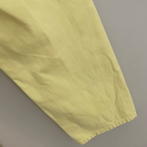 Tommy Hilfiger Banana Yellow Straight Leg Jeans bootcut coastal chic preppy fall - Picture 9 of 9